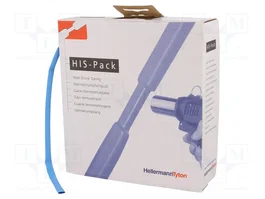 HELLERMANNTYTON Tubo termoretráctil azul 4,8mm 10m