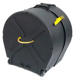 HARDCASE Estuche Bombo 20" (Con Ruedas) para Batería