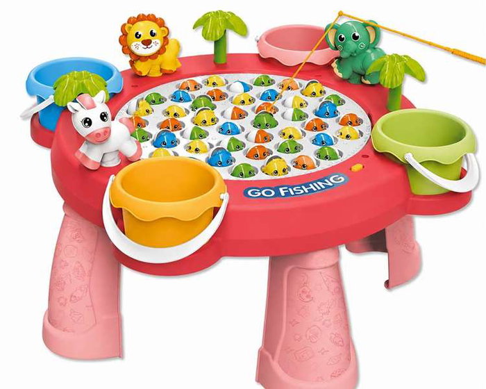Jugatoys - enfamilia Juego ¡A Pescar! con mesa y sonidos