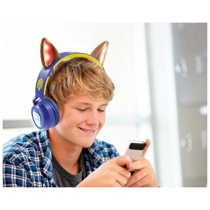 Lexibook Auriculares Bluetooth Luminosos Paw Patrol Chase