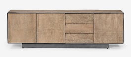 DKD Home Decor Mueble TV SAND VILLAGE Mango y Metal 180x44x55