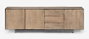 DKD Home Decor Mueble TV Sand Village de Mango y Metal 180x44,5x55