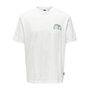 Camiseta de Manga Corta Hombre Only & Sons Onskylan Rlx Icon Cloud Dancer Blanco