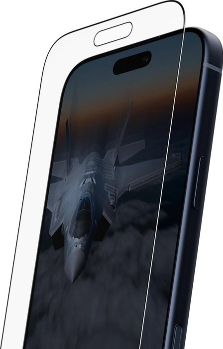 PanzerGlass Stealth Screen Protector con marco negro para iPhone 17 Pro Max