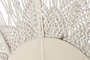 DKD Home Decor Espejo Macramé y Yute Blanco 76x76 cm