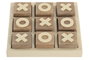DKD Home Decor Juego Set 2 Tic Tac Toe de Madera de Mango y Resina