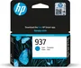 HP 937 Cartucho de Tinta Original Cian Rendimiento Estándar