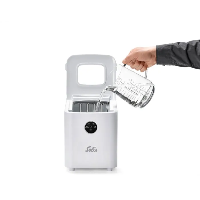 Solis Máquina de cubitos de hielo Ice Cube Express blanca 12 kg/24h 2 tamaños producción rápida SOL1759302022552