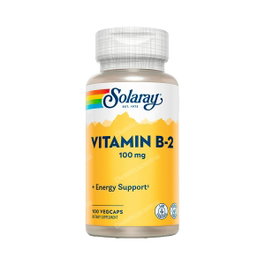 SOLARAY Vitamina B2 (Riboflavina) 100mg - 100 Cápsulas Vegetales