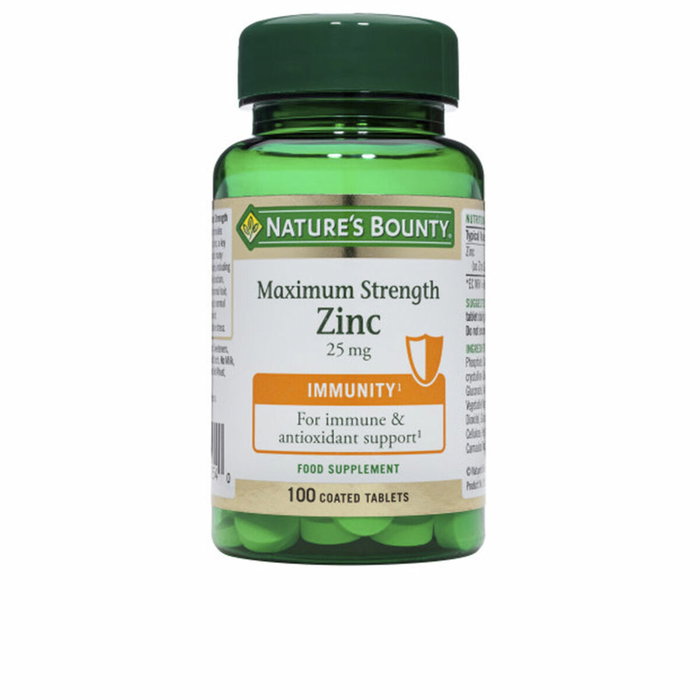 Nature's Bounty Zinc 25 mg 100 Comprimidos Recubiertos