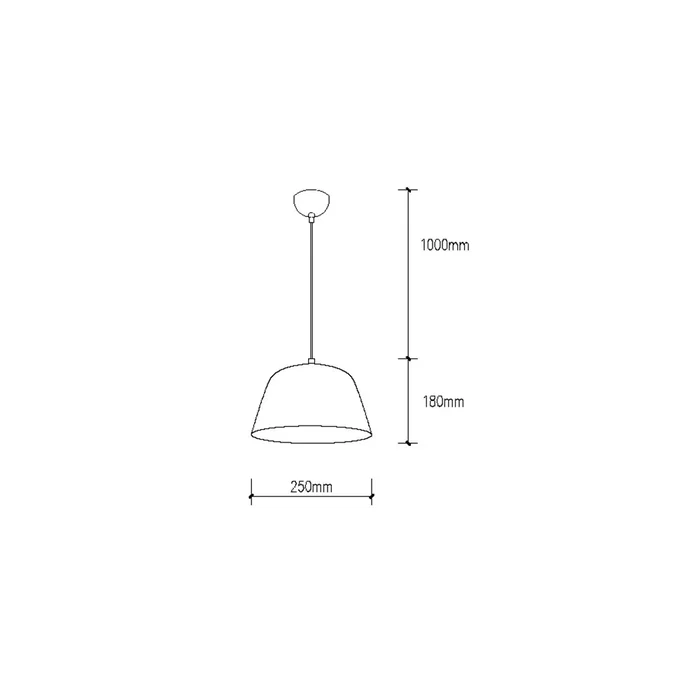 Presley SKD-P032-S-P Lámpara Colgante LED Estilo Nórdico de Aluminio para Diseño de Interiores