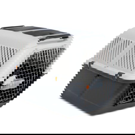 Nayeco Transportin Bracco 5- 81x60x61,5 cm, Transportín para Mascotas, Bebedero, Rejillas Ventiladas, Cierres de Seguridad, Puerta Metálica, Tornillería de Acero, Normativa IATA