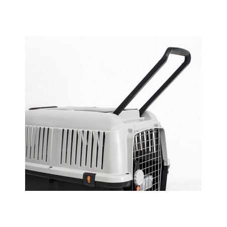 Nayeco Transportin Bracco 5- 81x60x61,5 cm, Transportín para Mascotas, Bebedero, Rejillas Ventiladas, Cierres de Seguridad, Puerta Metálica, Tornillería de Acero, Normativa IATA