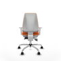 PIQUERAS Y CRESPO Silla de oficina Elche con mecanismo Asincro Naranja