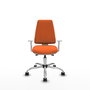 PIQUERAS Y CRESPO Silla de oficina Elche con mecanismo Asincro Naranja