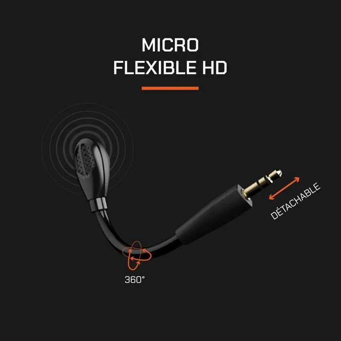 Nova Gaming Auriculares Borealis con cable para juegos - Micrófono desmontable, LED RGB - Negro - NOV3700527305837