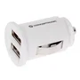 Conceptronic Cargador Coche 2 Puertos USB POWER2GO Blanco