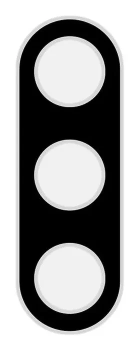 Celly CAMERALENS1064 Protector de Lente Vidrio Templado para Samsung Galaxy A55 5G - Negro Transparente, Protección Antiarrañazos