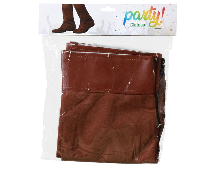Cubrebotas Carnaval Marrón Hombre Adulto Cubrebotas Carnaval Marrón Hombre Adulto