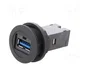 HARTING Conector hembra USB har-port 22mm negro