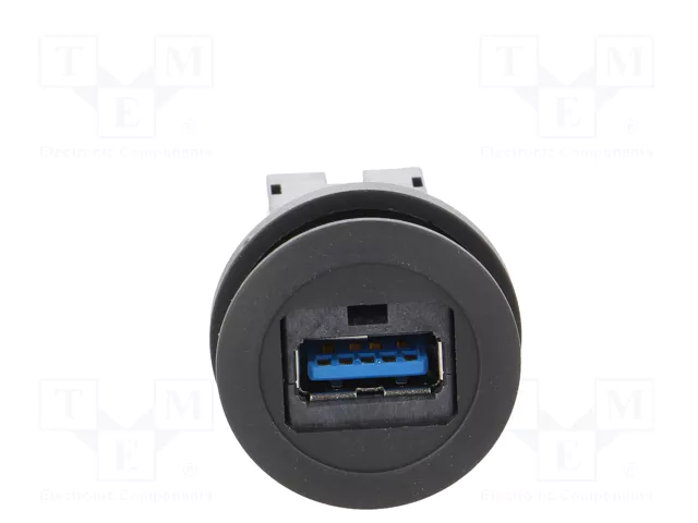 HARTING Conector hembra USB har-port 22mm negro
