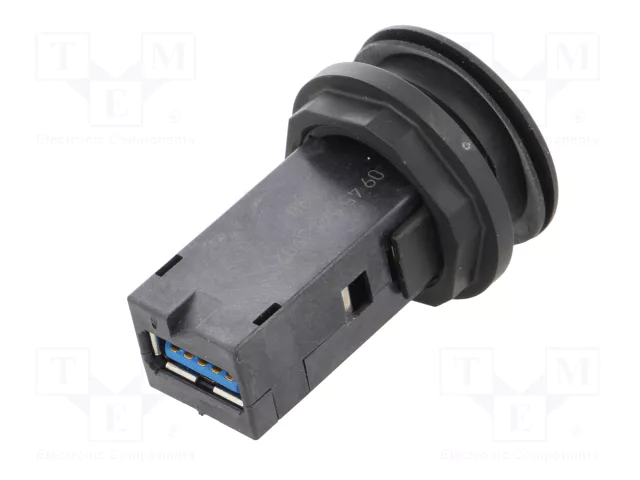HARTING Conector hembra USB har-port 22mm negro