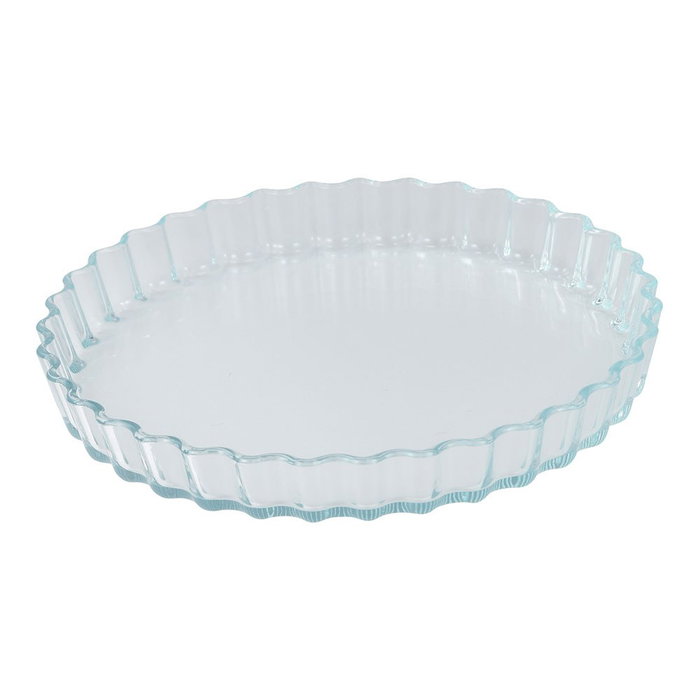 San Ignacio Experto Fuente de Vidrio Borosilicato para Horno 1.3 Litros Ø27.5 x 3.7 cm, Apto Microondas, Lavavajillas, Frigorífico San Ignacio Experto Fuente de Vidrio Borosilicato para Horno 1.3 Litros Ø27.5 x 3.7 cm, Apto Microondas, Lavavajillas, Frigorífico