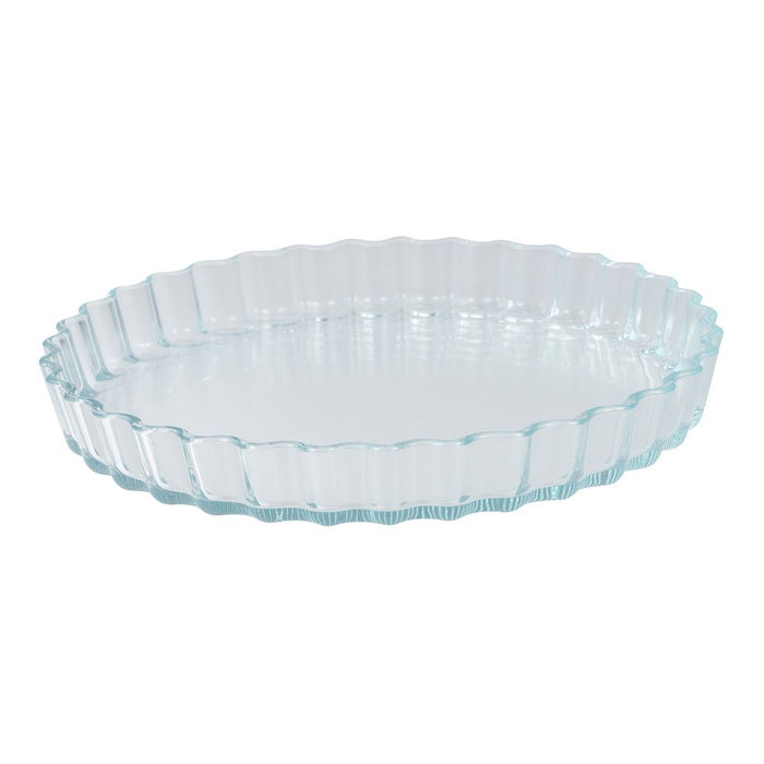 San Ignacio Experto Fuente de Vidrio Borosilicato para Horno 1.3 Litros Ø27.5 x 3.7 cm, Apto Microondas, Lavavajillas, Frigorífico San Ignacio Experto Fuente de Vidrio Borosilicato para Horno 1.3 Litros Ø27.5 x 3.7 cm, Apto Microondas, Lavavajillas, Frigorífico