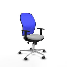 PIQUERAS Y CRESPO Silla de oficina Jorquera Gris claro/Azul