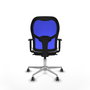 PIQUERAS Y CRESPO Silla de oficina Jorquera Gris claro/Azul