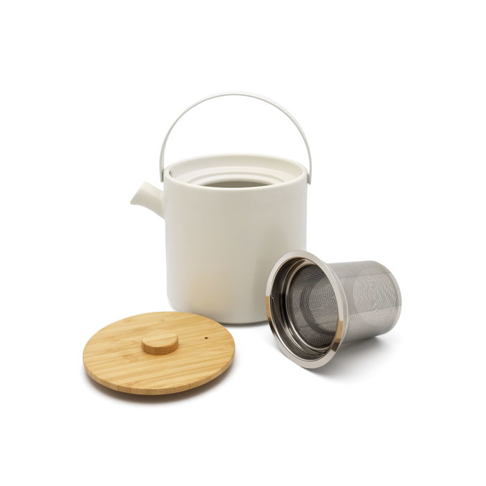 Bredemeijer Tea Set Umea 1,2L Blanco con Calentador