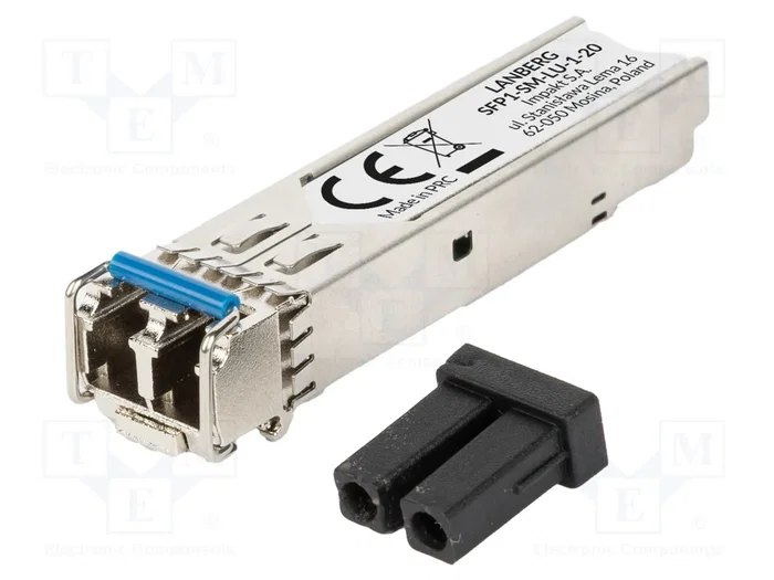 LANBERG SFP1-SM-LU-1-20 Módulo SFP LC/UPC 1310nm 20km LANBERG SFP1-SM-LU-1-20 Módulo SFP LC/UPC 1310nm 20km