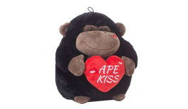 Creaciones Llopis Gorila Boli Corazón 22cm Peluche Suave Poliéster para Niños a partir de 36 meses