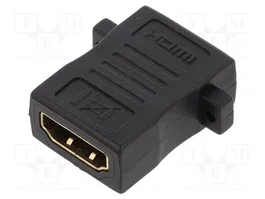 DeLOCK 65509 Adaptador HDMI Hembra a HDMI Hembra con Conexión de Tornillo