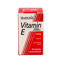 Health Aid Vitamina E Natural 200 UI 60 Cápsulas