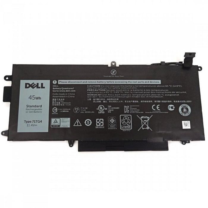 Dell Batería de 45WHR, 3 Celdas, Iones de Litio para Latitude 7390 Dell Batería de 45WHR, 3 Celdas, Iones de Litio para Latitude 7390