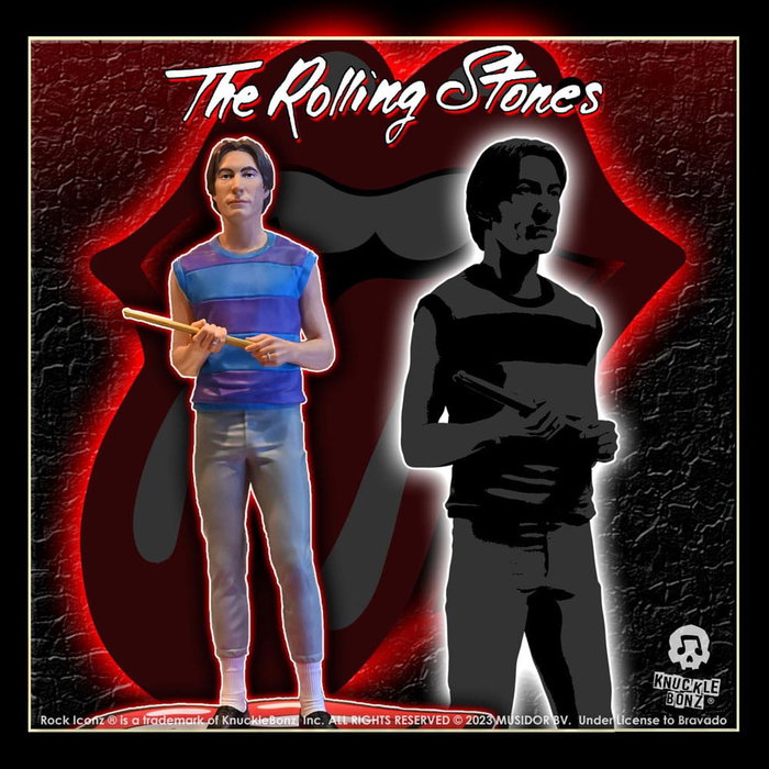 The Rolling Stones Estatua Rock Iconz Charlie Watts (Tattoo You Tour 1981) 22 cm