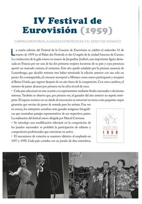 Diabolo Ediciones, S.L. VIVO CANTANDO: 70 AÑOS DEL FESTIVAL DE EUROVISION