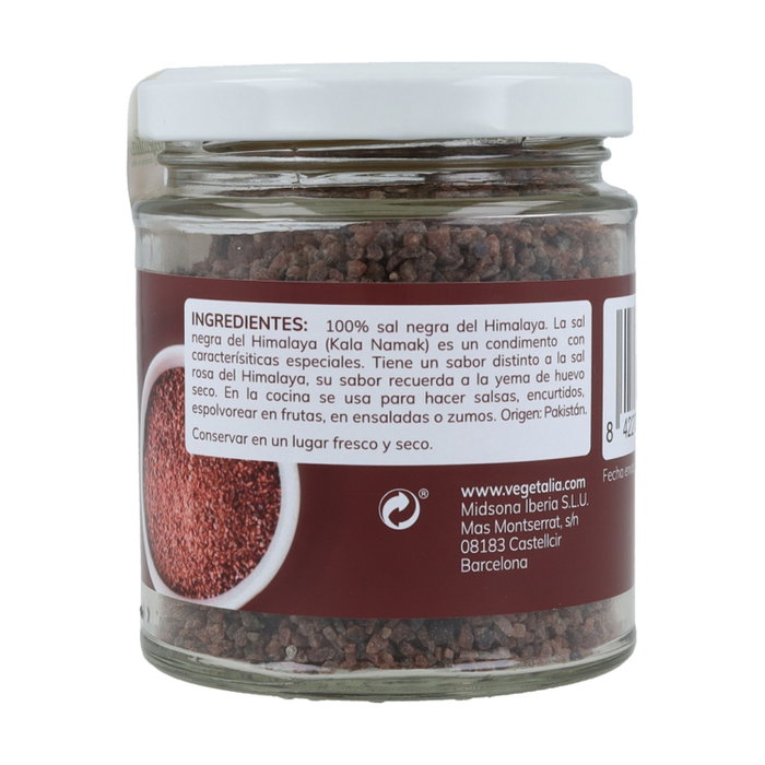 Vegetalia Sal negra del Himalaya Kala Namak 220g
