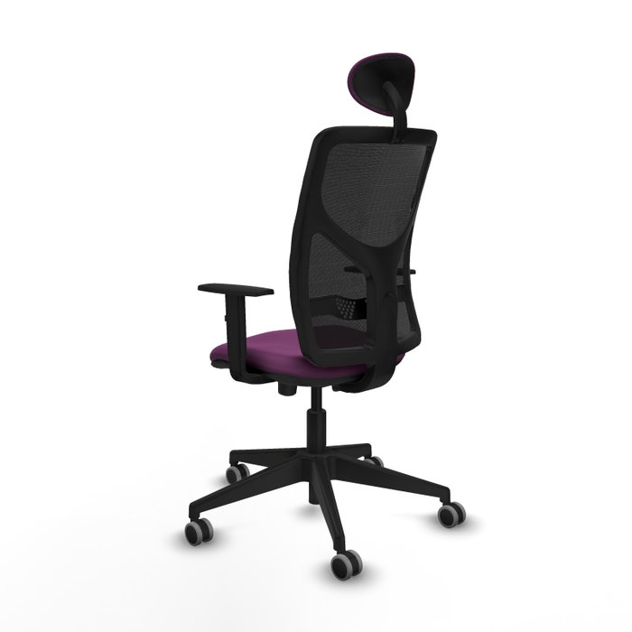 PIQUERAS Y CRESPO Silla de oficina Motilla con mecanismo Sincro/Traslack, Morado y Negro PIQUERAS Y CRESPO Silla de oficina Motilla con mecanismo Sincro/Traslack, Morado y Negro