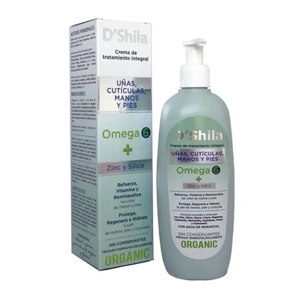 DSHILA Crema Manos, Uñas, Cutículas y Pies Omega 6