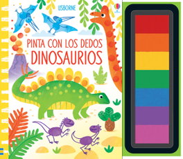 USBORNE Dinosaurios pinta con los dedos