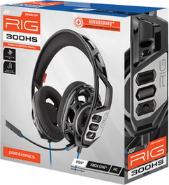 Nacon Plantronics Gaming Headset Rig Serie 300 HS Negro