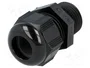 HELU Sello aislante HELUTOP HT-NPT NPT1/2 de poliamida negro