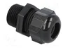 HELU Sello aislante HELUTOP HT-NPT NPT1/2 de poliamida negro
