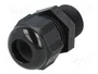 HELU Sello aislante HELUTOP HT-NPT NPT1/2 de poliamida negro