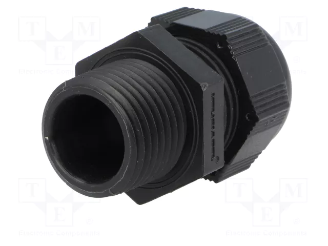 HELU Sello aislante HELUTOP HT-NPT NPT1/2 de poliamida negro