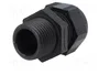 HELU Sello aislante HELUTOP HT-NPT NPT1/2 de poliamida negro