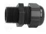 HELU Sello aislante HELUTOP HT-NPT NPT1/2 de poliamida negro