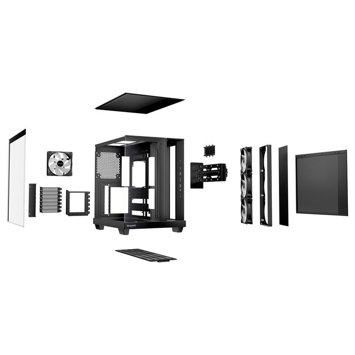 Be Quiet! Light Base 500 LX Black Caja para PC Midi Ventana Negro